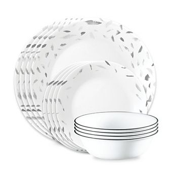 Corelle Ink Wave 12 pc Dinnerware Set