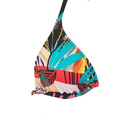 Lascana Women's Mix Print Triangle Bikini Top