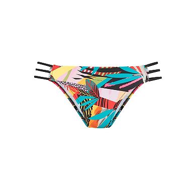 Lascana Women's Mix Print Strappy Bikini Bottom