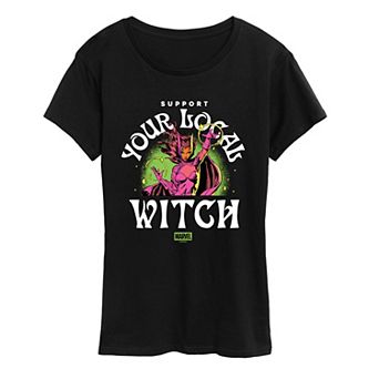 Women's Marvel Support Your Local Witch Graphic Tee
