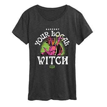 Women's Marvel Support Your Local Witch Graphic Tee
