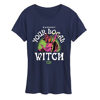 Women's Marvel Support Your Local Witch Graphic Tee