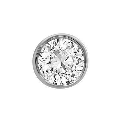 Jewelexcess Sterling Silver 1 Carat T.W. Lab-Grown Diamond Stud Earrings