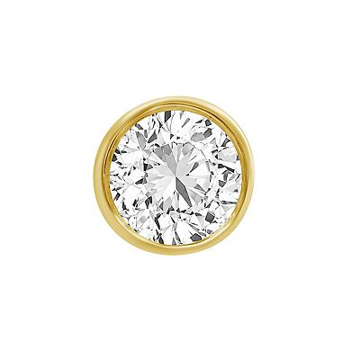 Jewelexcess Sterling Silver 1 1/2 Carat T.W. Lab-Grown Diamond Stud Earrings