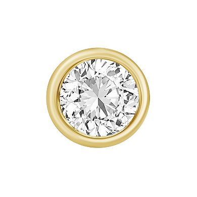 Jewelexcess Sterling Silver 2 Carat T.W. Lab-Grown Diamond Stud Earrings