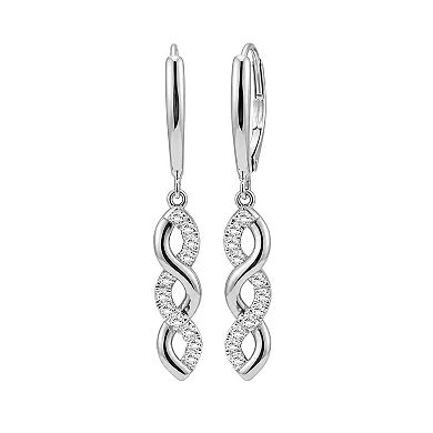 Jewelexcess Sterling Silver 1/3 Carat T.W. Lab-Grown Diamond Stud Earrings