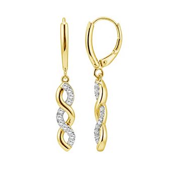 Jewelexcess Sterling Silver 1/3 Carat T.W. Lab-Grown Diamond Stud Earrings
