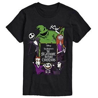 Men's Disney's The Nightmare Before Christmas Collage Graphic Tee
