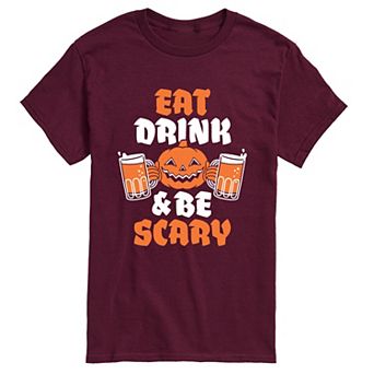 Men's Eat Drink & Be Scary Graphic Tee