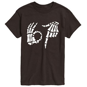 Men's 67 Skeleton Hands Graphic Tee