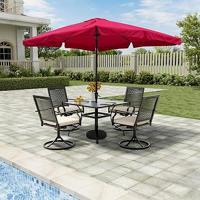 10' x 8' Patio Square Market Umbrella with Skirted Canopy