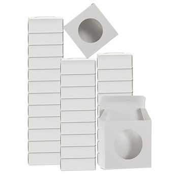 Kraft Box with Window Mini Soap Gift Box for Bakery Candy Packaging 32 pc