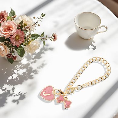Heart Bow Water Cup Pendant for Personalization and Decoration 1Pc
