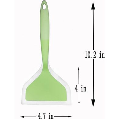 Silicone Fish Spatula Heat-Resistant, Nonstick Wide Turner