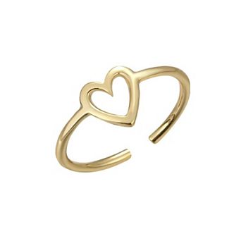 3 pc Gold Filled Adjustable Toe Rings
