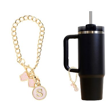 1Pc Stylish Round Bow Water Cup Pendant for Personalization and Decoration