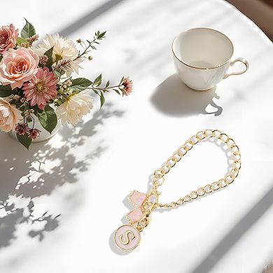 1Pc Stylish Round Bow Water Cup Pendant for Personalization and Decoration