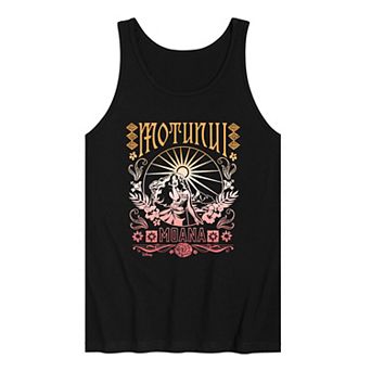 Men's Disney's Moana Motunui Sunset Graphic Tank Top