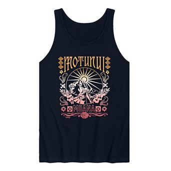 Men's Disney's Moana Motunui Sunset Graphic Tank Top