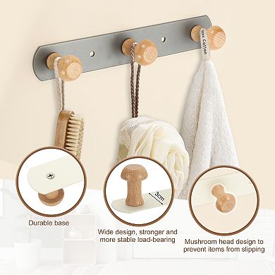 7.9 x 1.2 x 1.5 inch 1Set Coat Rack Wall Mount, Coat Hooks