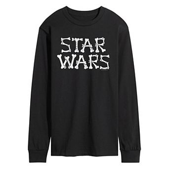 Men's Star Wars Bones Logo Long Sleeve Graphic Tee