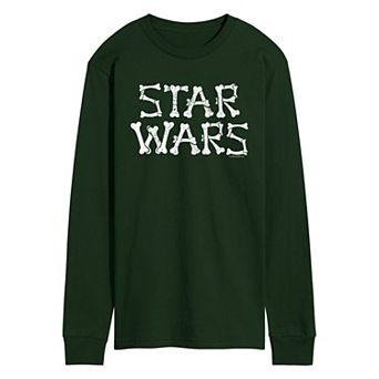 Men's Star Wars Bones Logo Long Sleeve Graphic Tee