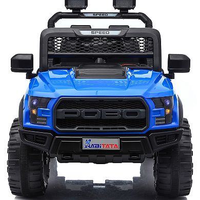 12V Remote Control Electric Ride On Car with LED Lights And Music Player
