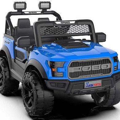 12V Remote Control Electric Ride On Car with LED Lights And Music Player