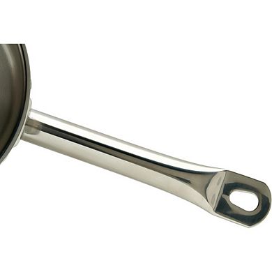 Stainless Steel Saucepan with Lid, Heavy-Duty, Non-Toxic