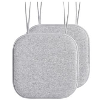 Elegant Comfort Thatch Chair Cushion Covers with Ties - Non Skid Rubber Backing, Memory Foam 16"x16"