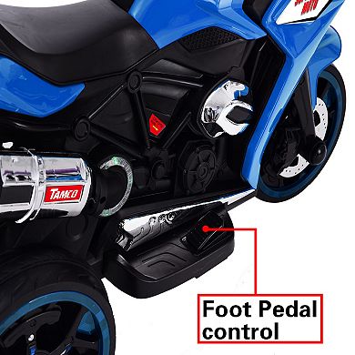 Kids Electric Motorcycle Toy with Light-Up Wheels and Music MP3 Player
