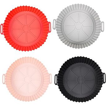 Silicone Air Fryer Liners, Reusable Non-Stick, Heat-Resistant Mats