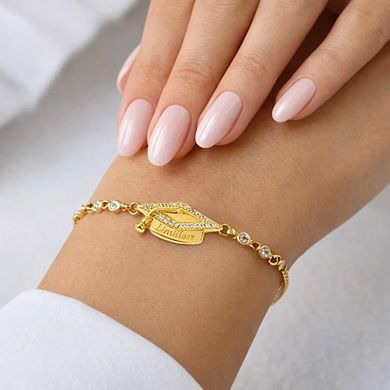 Limitless Graduation Cap Adjustable Pave Bracelet