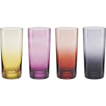 Heavy Base Drinking Glasses Set of 8, 15.5 oz, Dishwasher Safe
