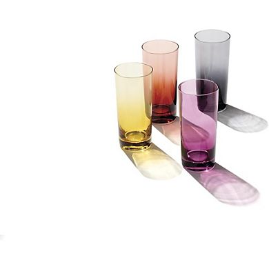 Heavy Base Drinking Glasses Set of 8, 15.5 oz, Dishwasher Safe