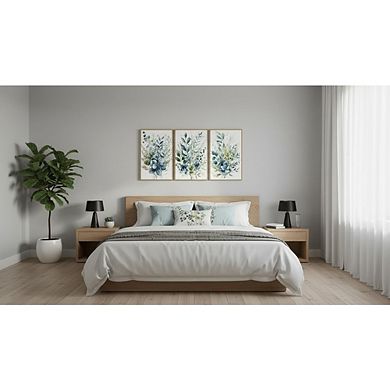 Sage Floral Wall Art Boho Eucalyptus Botanical Canvas Print Home Decor