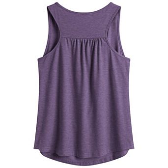 Pinspark Women's Racerback Sleeveless Workout Top Loose Fit Athletic Yoga Gym Shirt