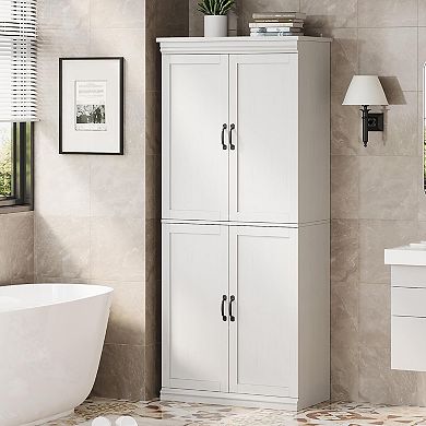 Pantry Cabinet, Freestanding Kitchen Pantry Storage Cabinet,70 in Cupboard, Tall Storage Cabinet