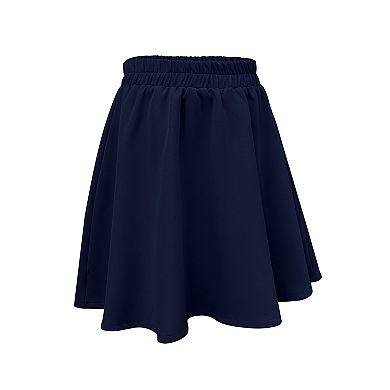 Girls Short Sleeve Blouse and Skirt Set Ruffle Shirt 2 Piece Outfit
