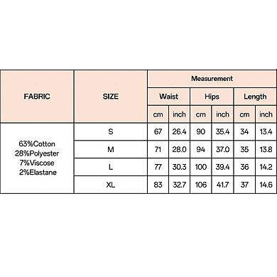 Women's Casual Distressed Denim Hot Shorts, High Waist Button Front Frayed Bottom Shorts