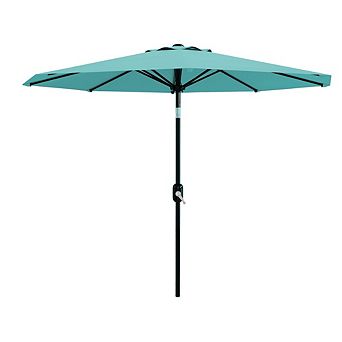 Patio Umbrella, Outdoor Table Market Umbrella with Crank Lift And Push Button Tilt