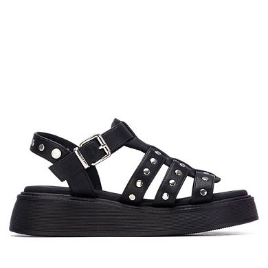 XTI Women's Studded Strappy Sandals 145238