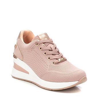 XTI Women's Wedge Lace-Up Sneakers 143721ND