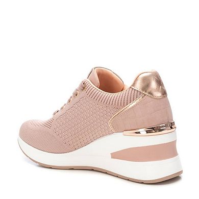 XTI Women's Wedge Lace-Up Sneakers 143721ND