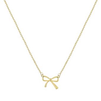 Trendy Bow Pendant Choker Necklace