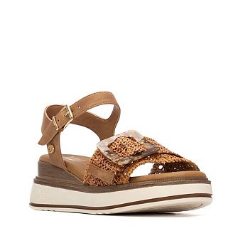 XTI Women's Comfort Mini Wedge Sandals 145240