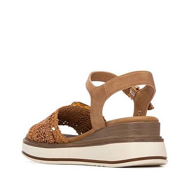 XTI Women's Comfort Mini Wedge Sandals 145240