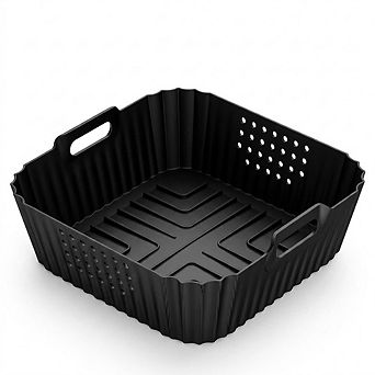 Air Fryer Silicone Liners, Reusable Non-Stick, Heat-Resistant Mats