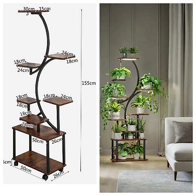 8 Tier Tall S (Indoor Outdoor) High Quality Durable Design for Daily Use Easy to Use