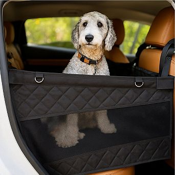 KATZIELA Single Dog Car Seat Cover Heavy Duty Waterproof Protector For SUV`s AndTrucks